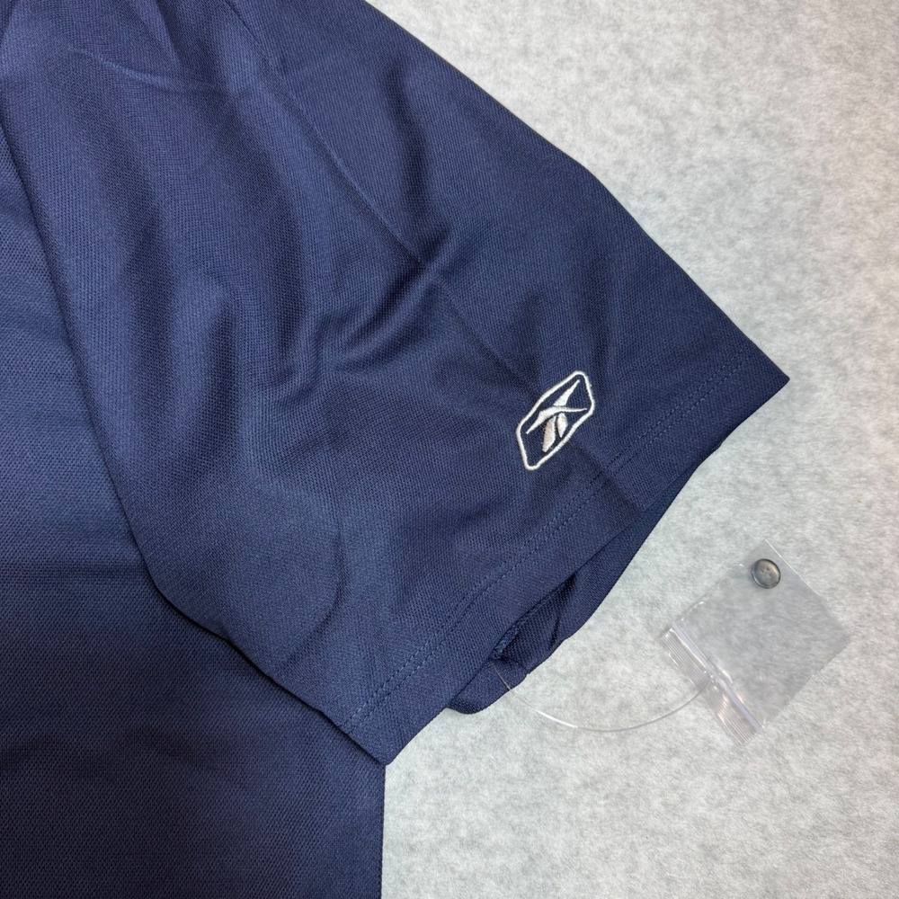 Reebok St Louis Blues Polo Mens 2XL Navy Blue NHL Hockey NWT - Picture 5 of 10